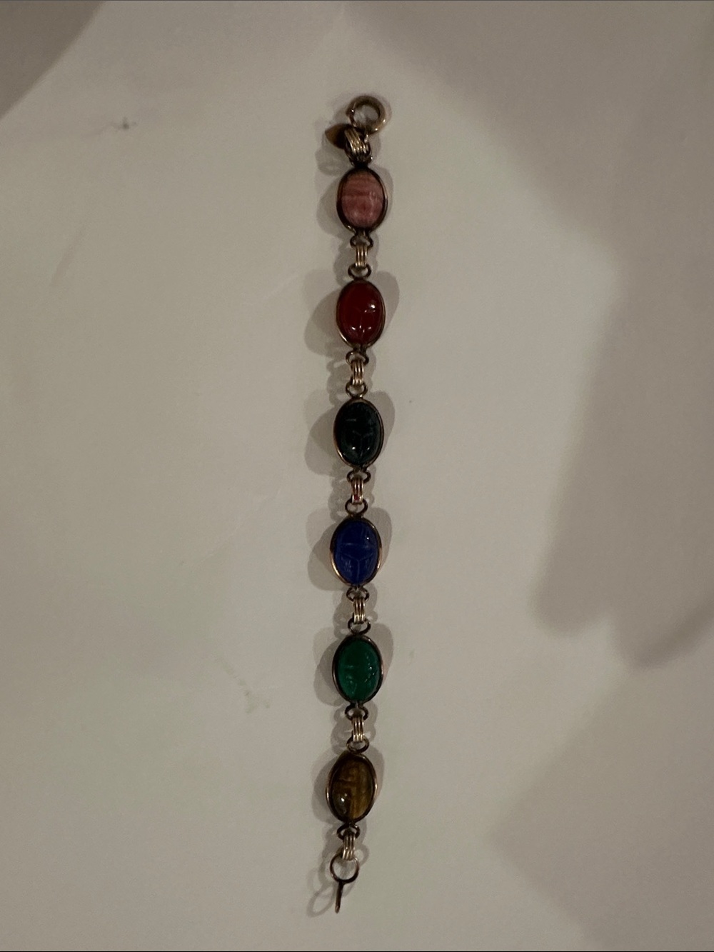 Multi-Color Scarab Link Bracelet - Star-Art